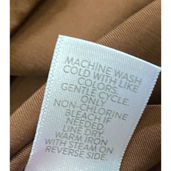 J Jill Soft Luxe Utility Popover Modal Brown Women's Medium - Picture 6 of 9